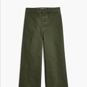 Madewell Emmett Wide Leg Crop Pants